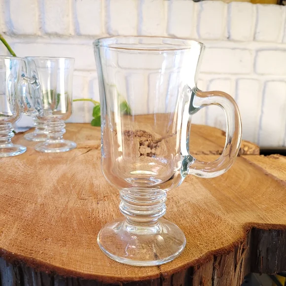 Set of 4 Irish coffee/cappuccino mugs - Picture 9 of 14